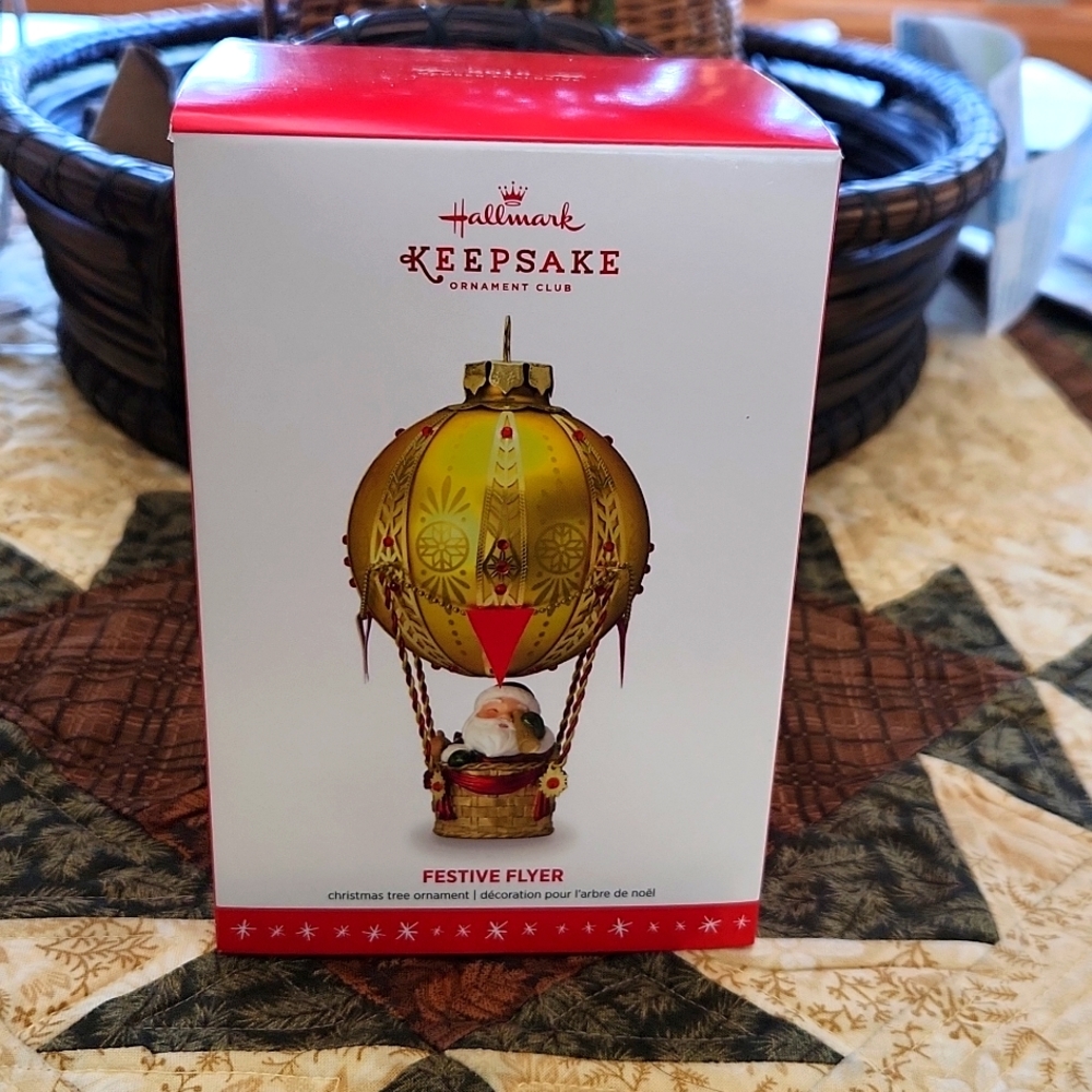 Hallmark Ornament Festive Flyer